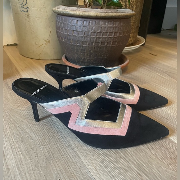 Fabulous Suede Pierre Hardy Stiletto Mules - Picture 4 of 7